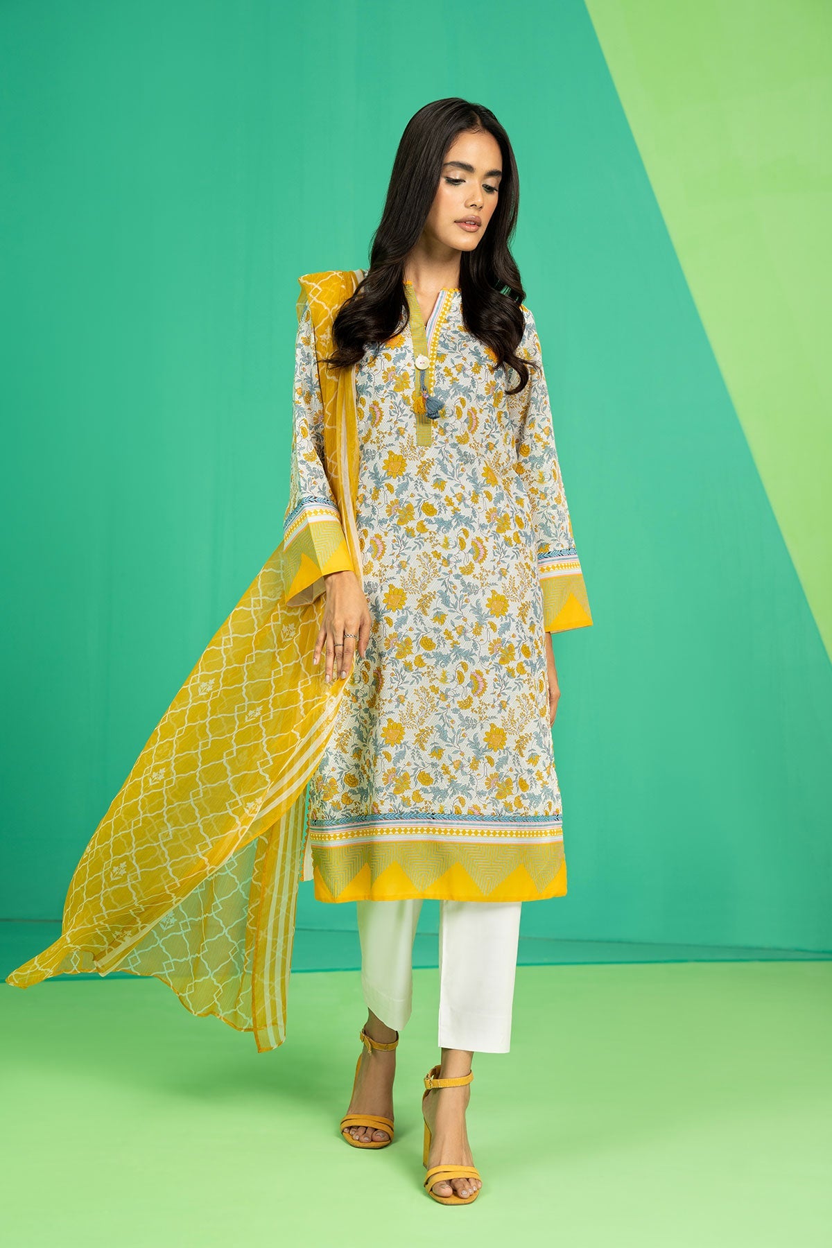 1 Pc Poly Chiffon Dupatta