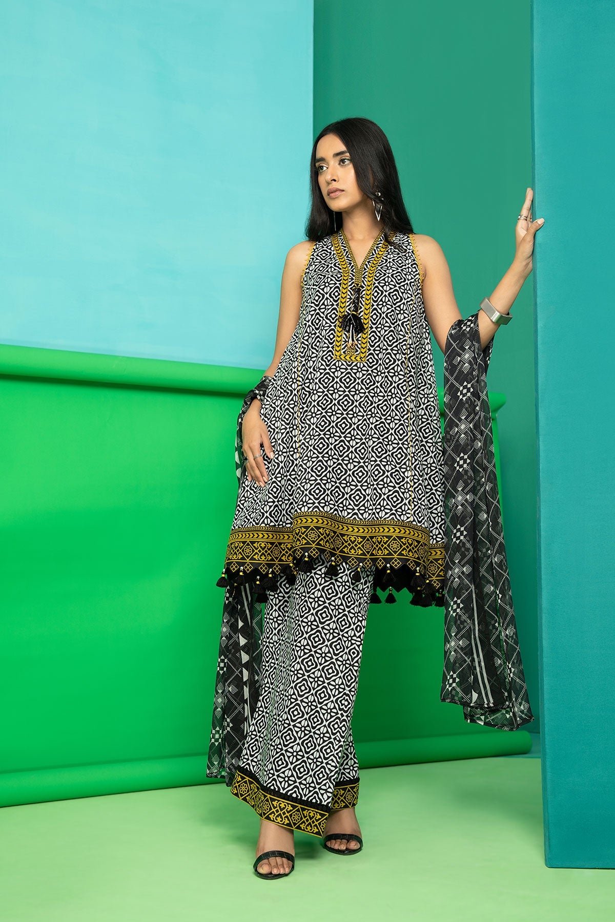 1 Pc Poly Chiffon Dupatta