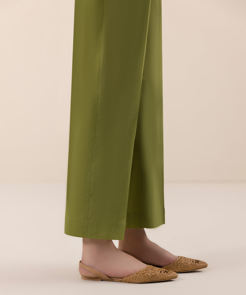 Sapphire - Cambric Straight Pants