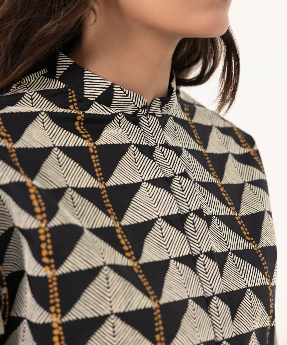 Sapphire - Printed Lawn Shirt