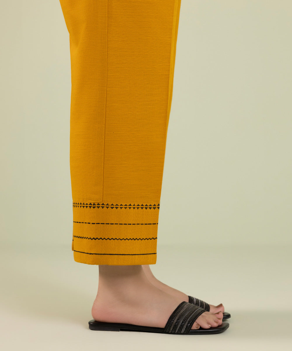 Sapphire - Block Printed Straight Pants