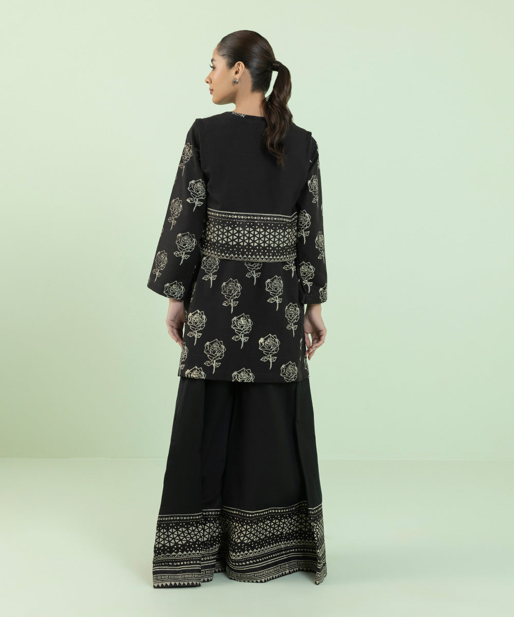 Sapphire - Block Printed Khaddar Waistcoat