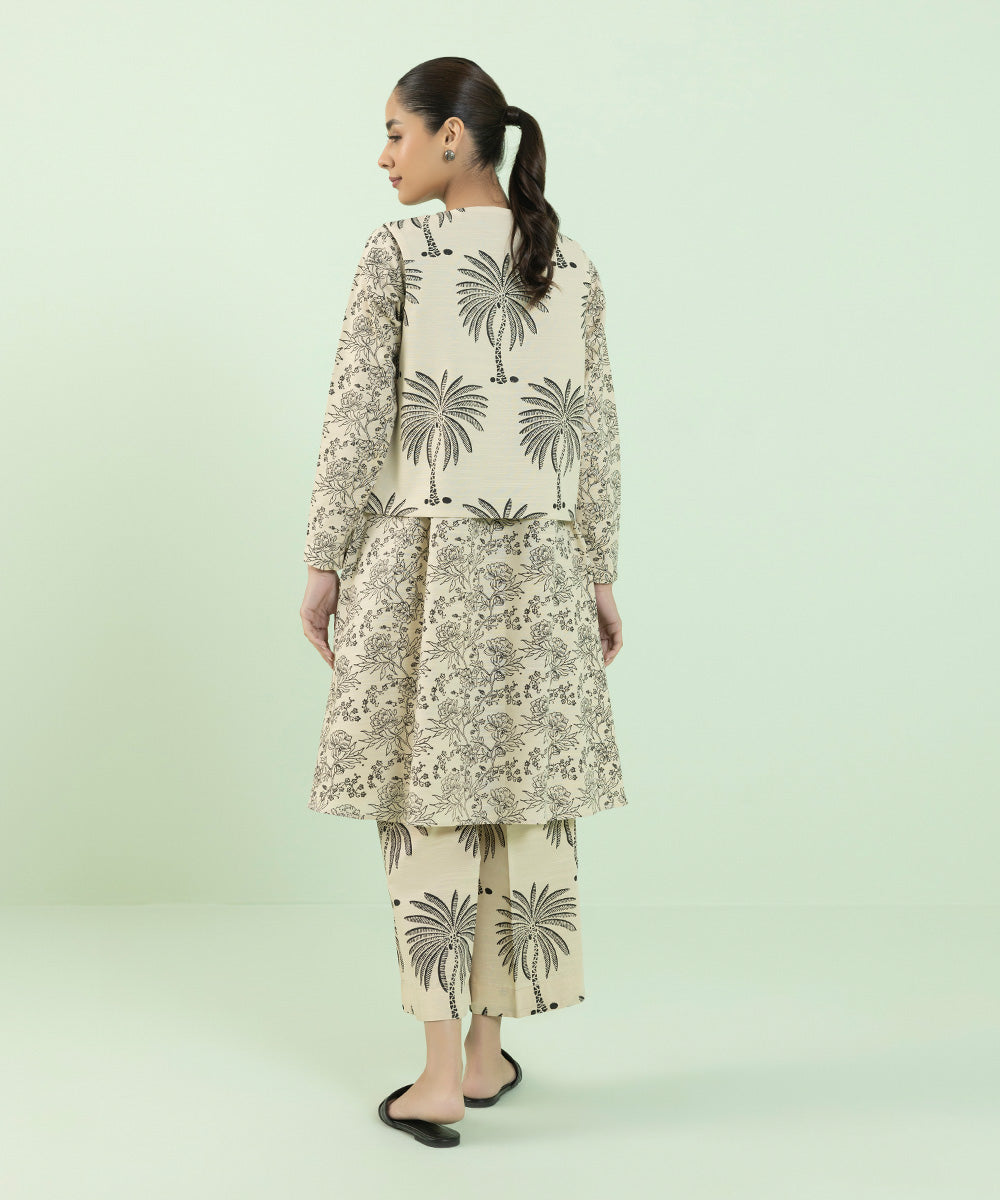 Sapphire - Block Printed Khaddar Waistcoat