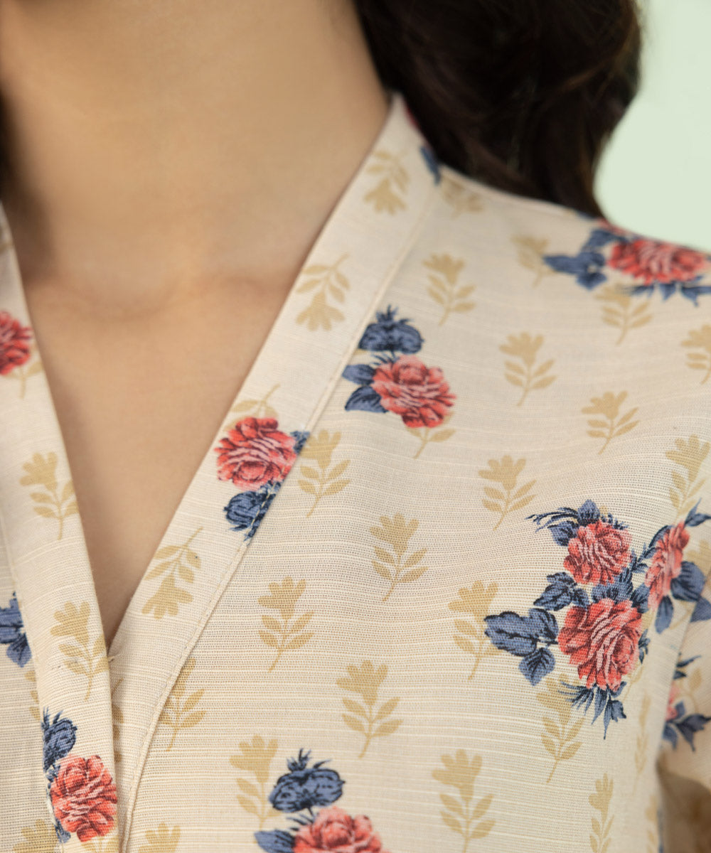 Sapphire - Printed Khaddar Shirt