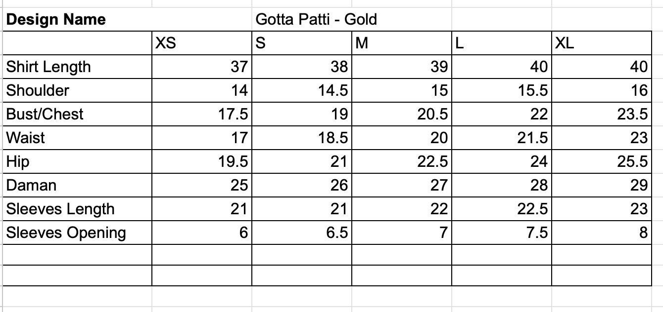 Eraj Hussain - Gotta Patti Gold - Stitched