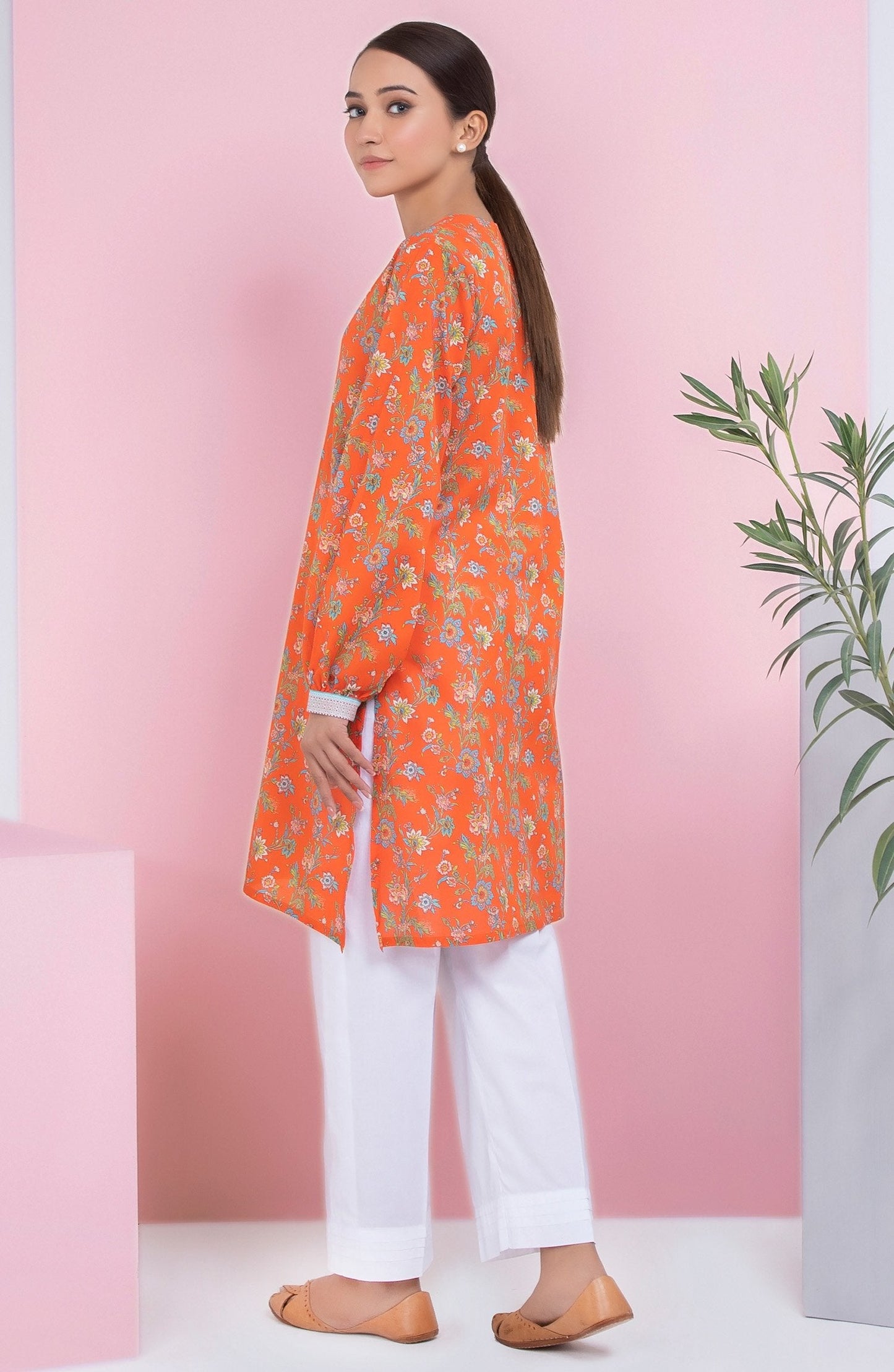 Orient - Unstitched 1 Piece Printed Lawn Shirt
