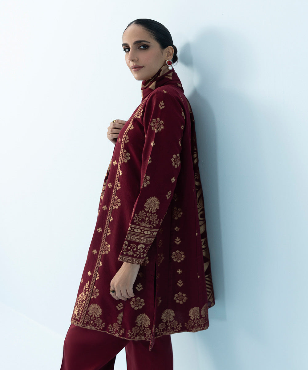 Sapphire - 3 Piece - Dyed Jacquard Suit