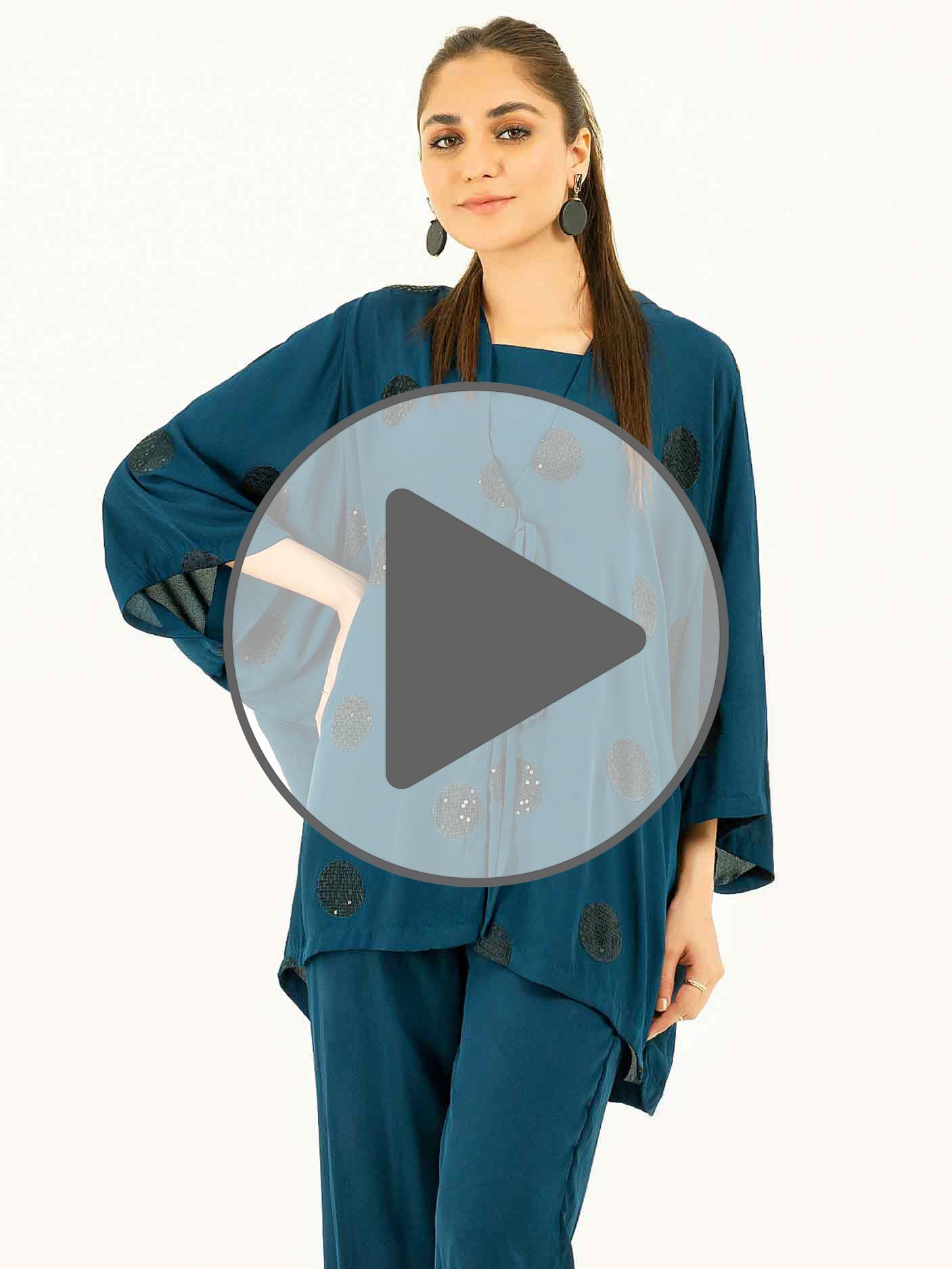 Limelight - Embroidered Co-Ord Suit