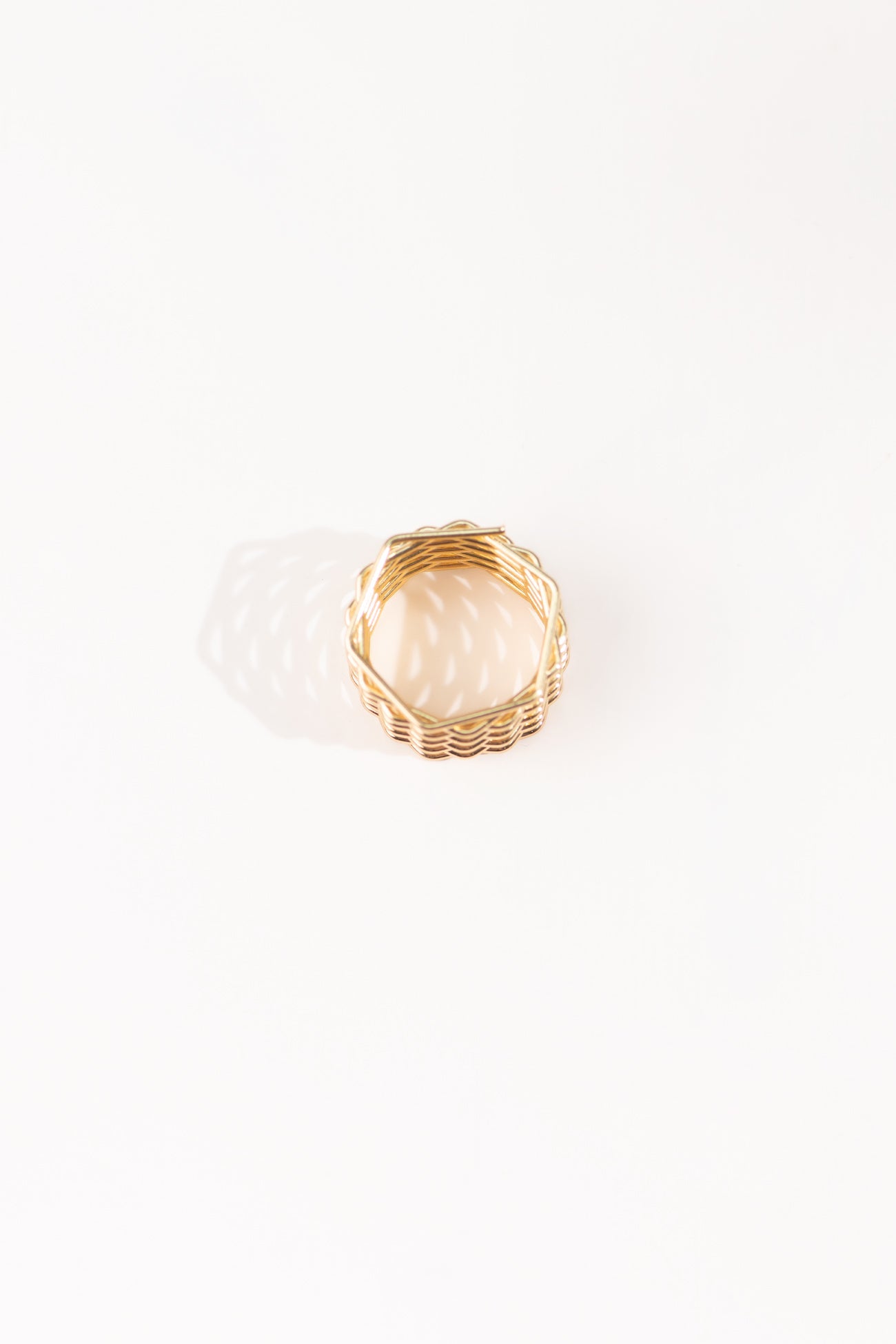 BTW - TEXTURED LAYERD RING