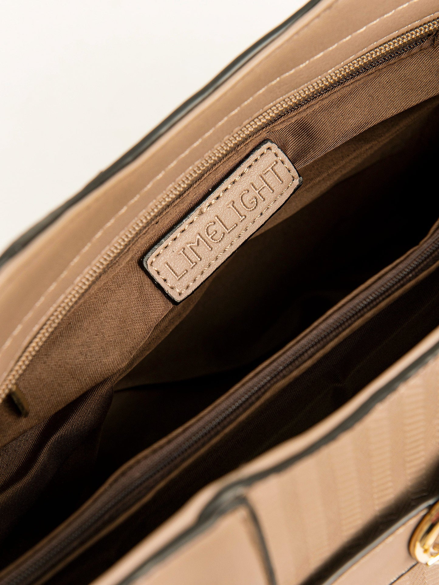 Buckled Strap Tote Bag