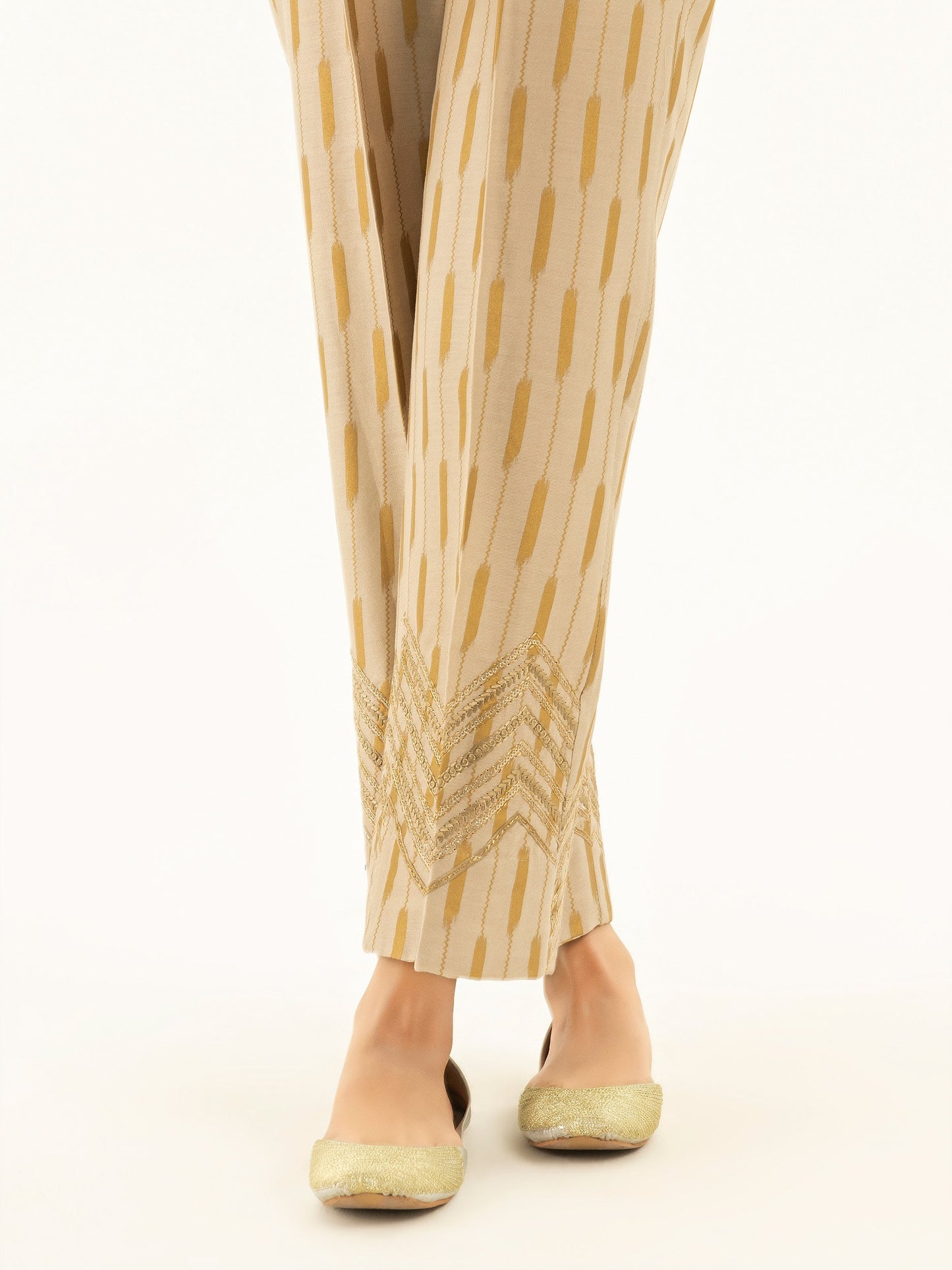 Embroidered Cambric Trousers