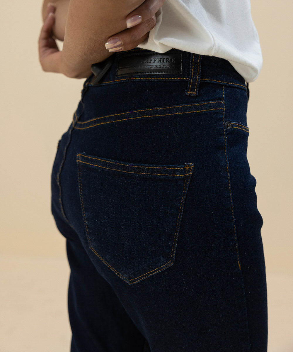 Mid-Rise Slim Fit Denim