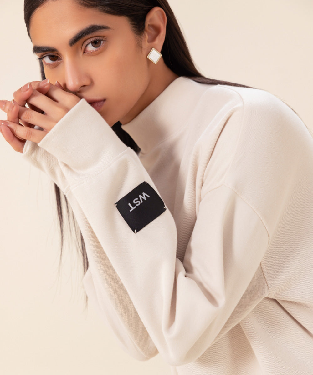 Sapphire - Turtle Neck Sweatshirt