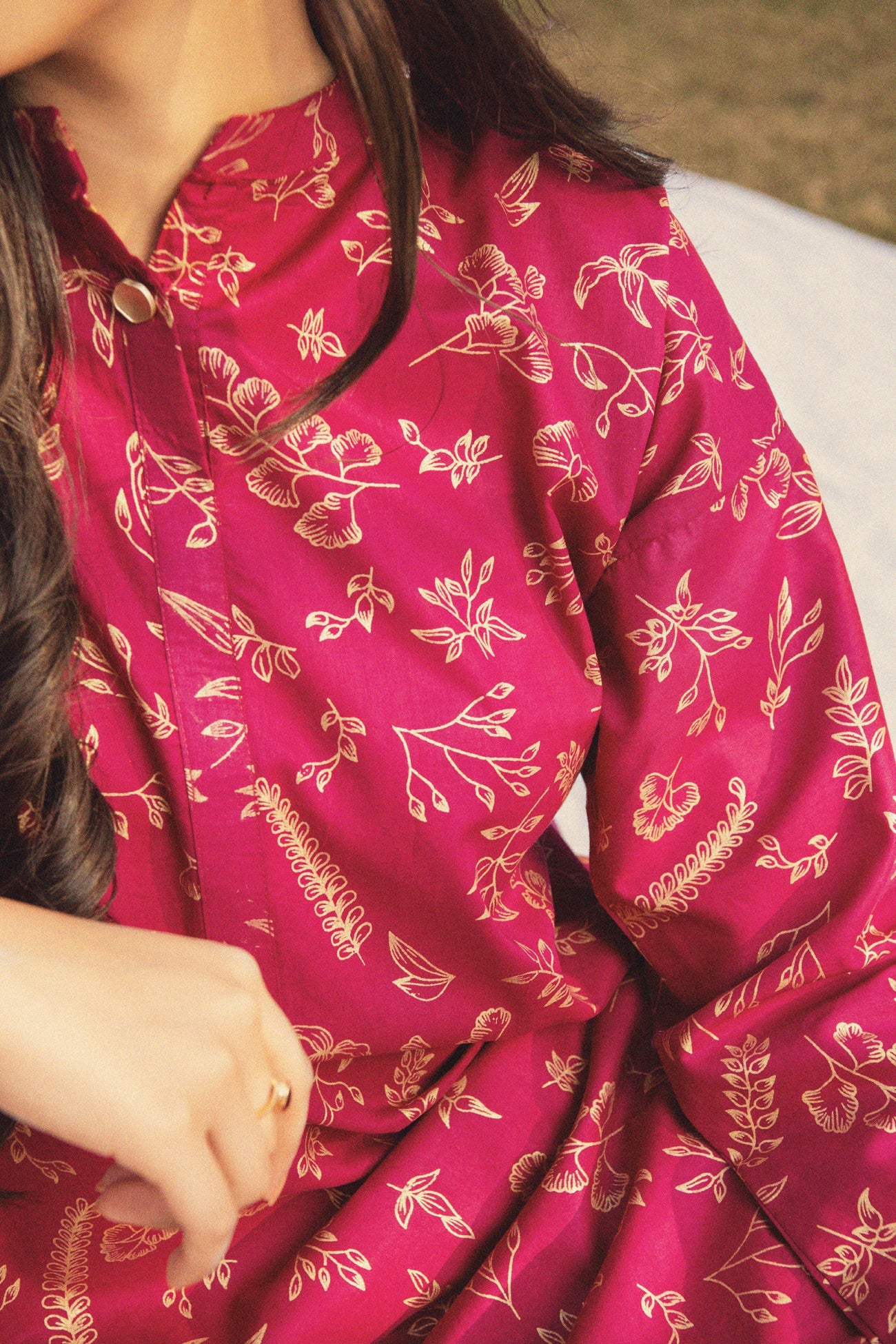 BTW - PRINTED CAMBRIC SHIRT