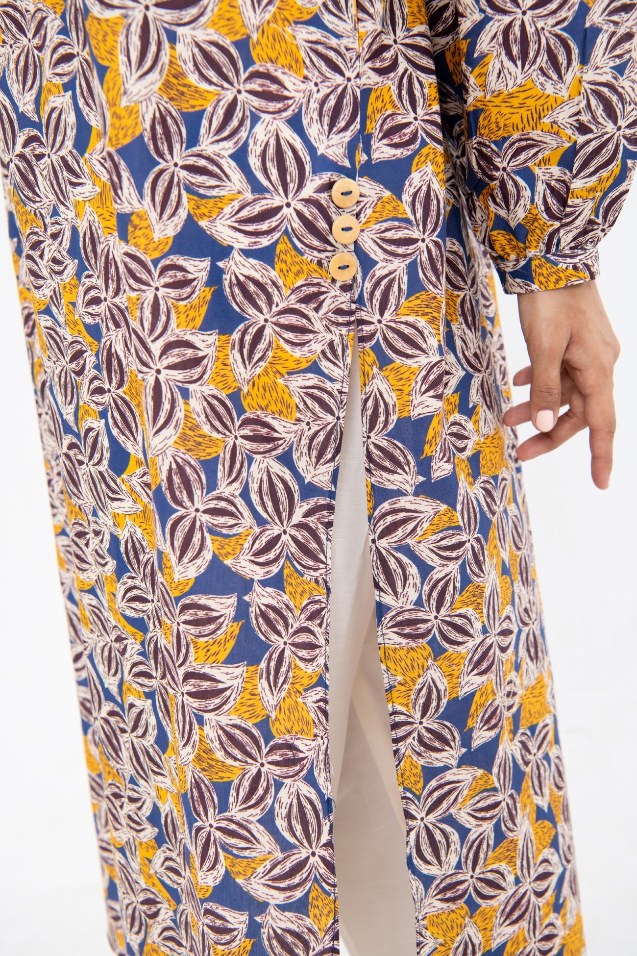 BTW - LONG TUNIC WITH RAGLAN SLEEVES