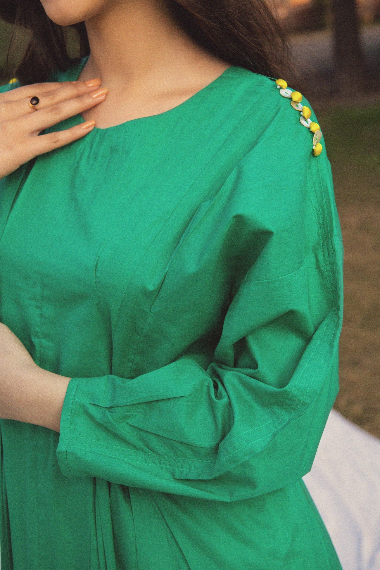 BTW - SOLID CAMBRIC DRESS