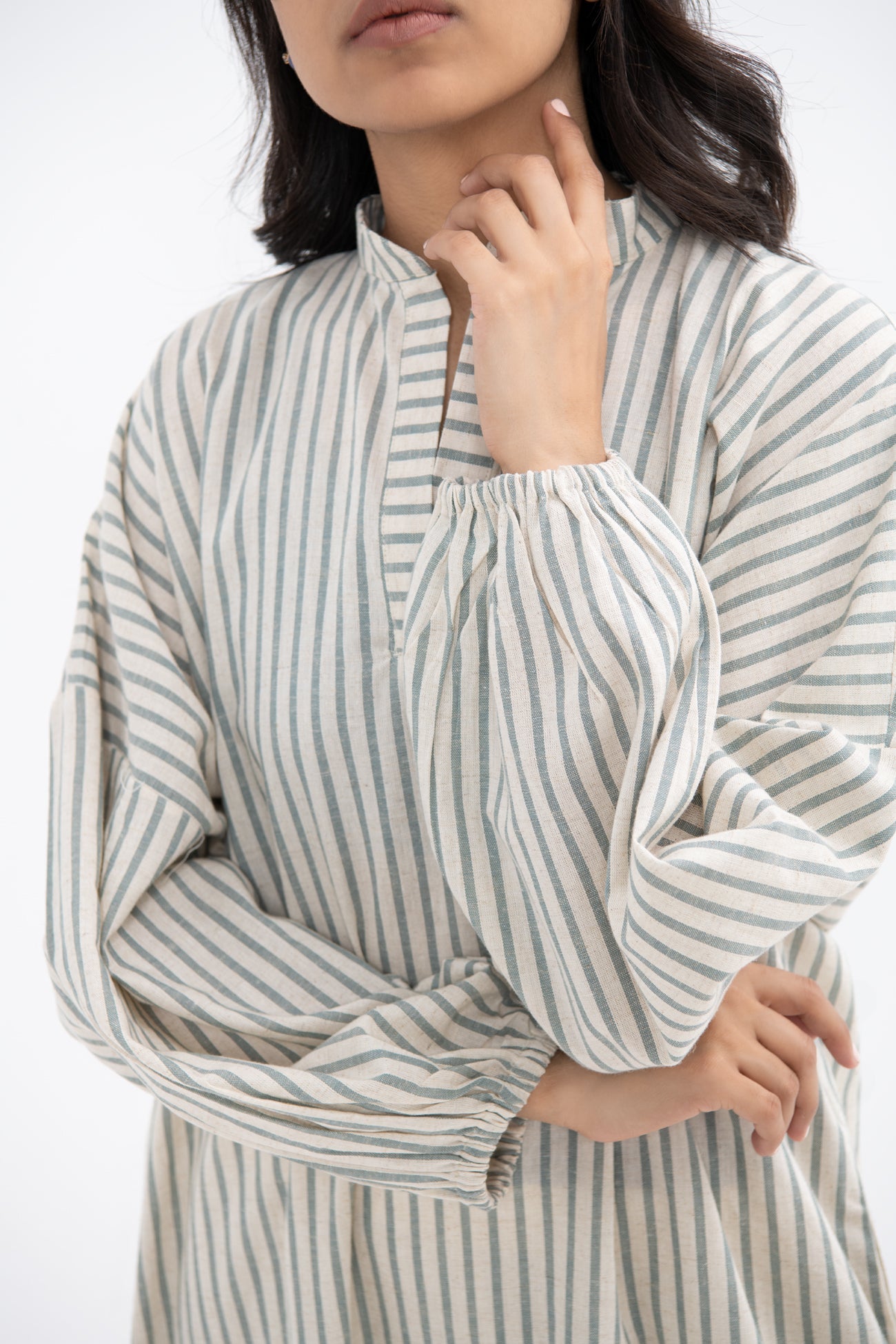 BTW - DROP SHOULDER KURTA WITH STRIPE