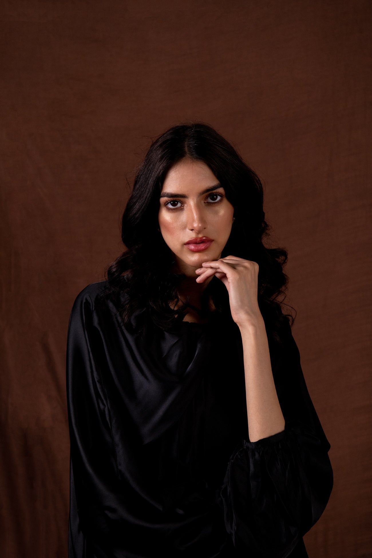 BTW - ASYMMETRIC SILK DRESS