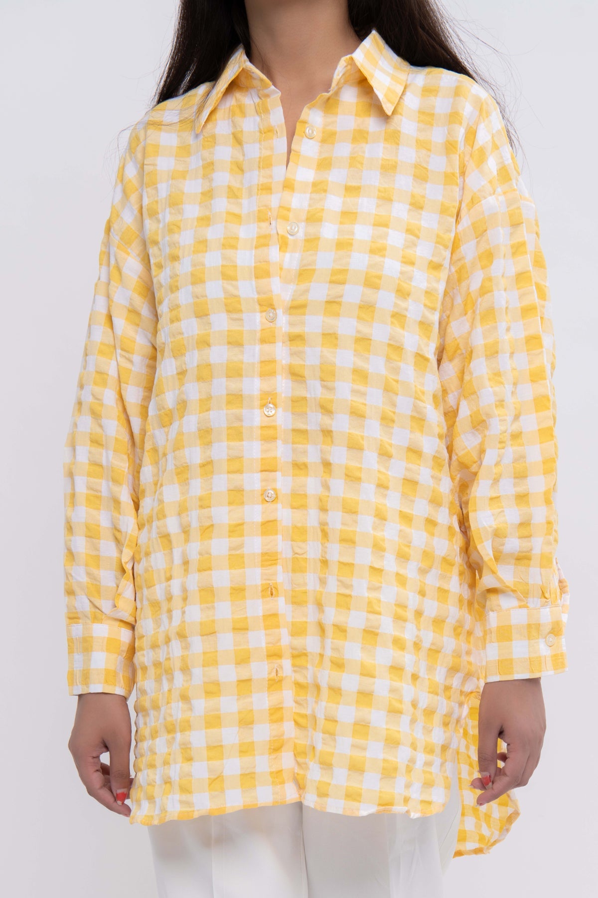 BTW - TEXTURED MID LENGTH TOP