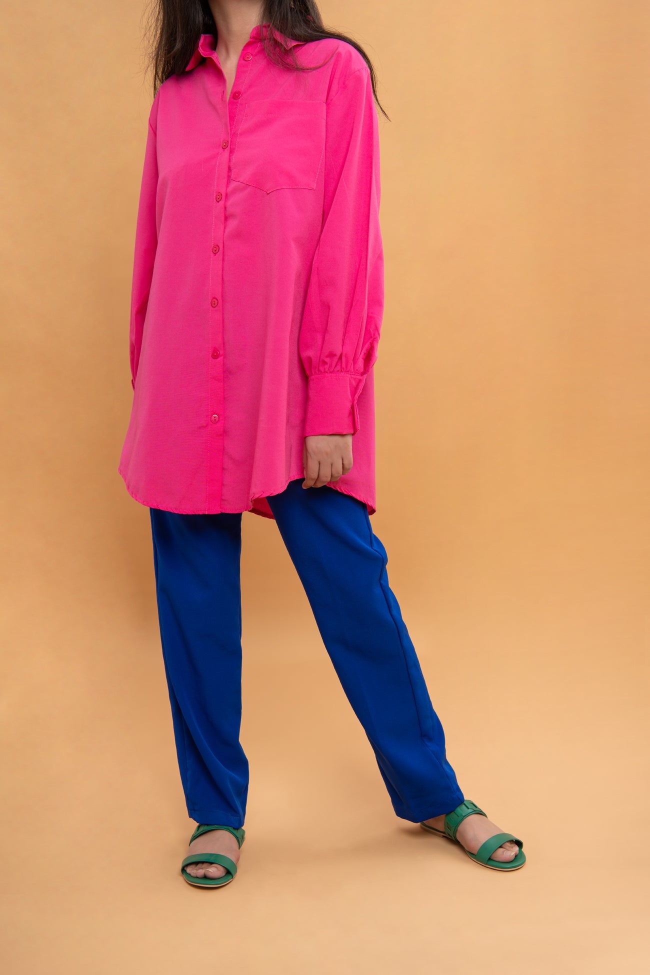 BTW - BUTTON UP SHIRT WITH PATCH POCKET