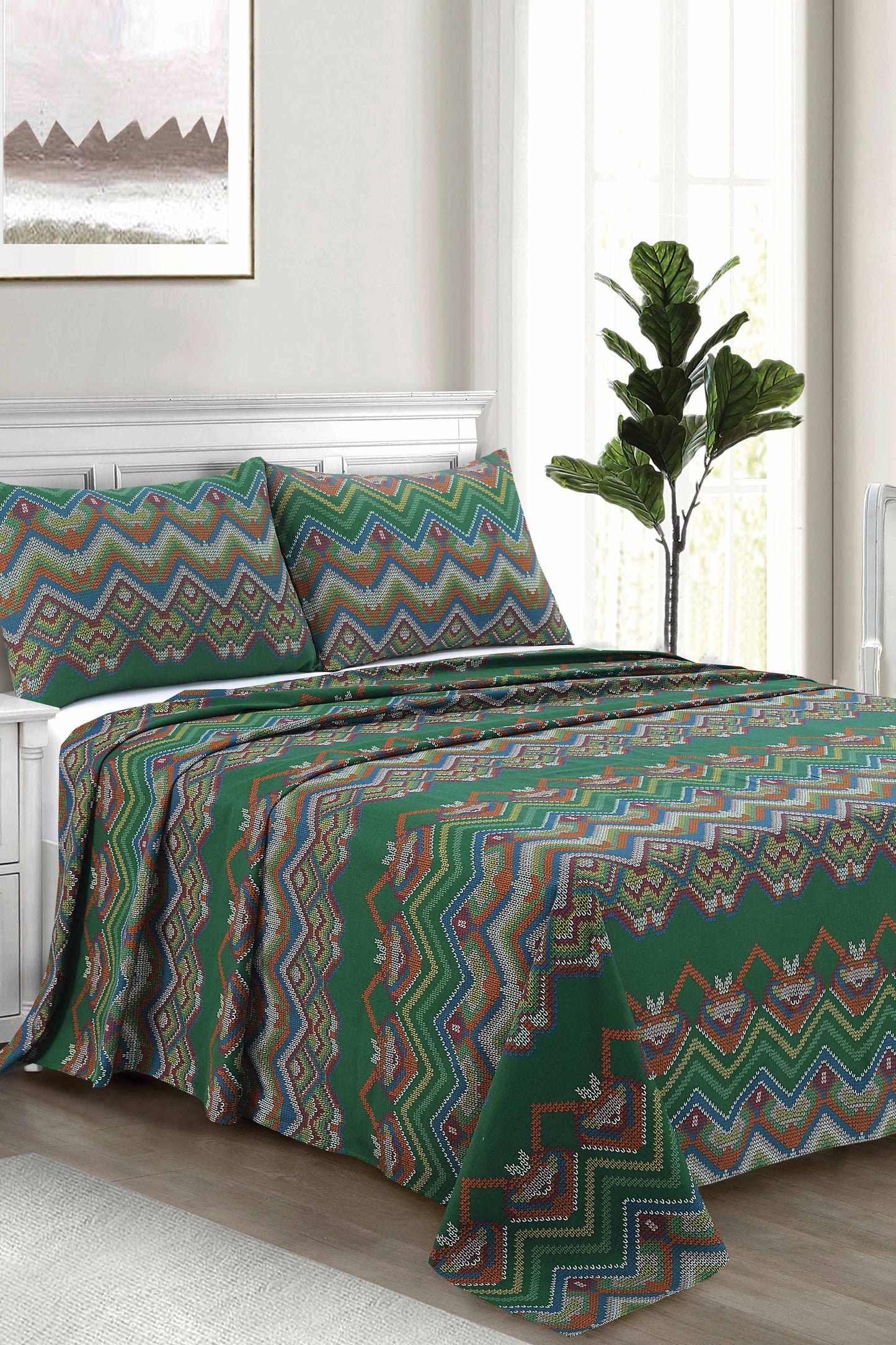 Nishat Linen - Zamrad Sheet Set
