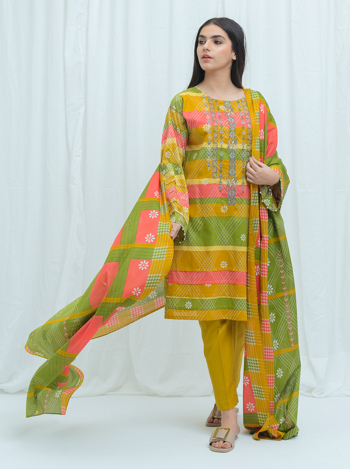 Beechtree - Marigold Dream-Embroidered-2P