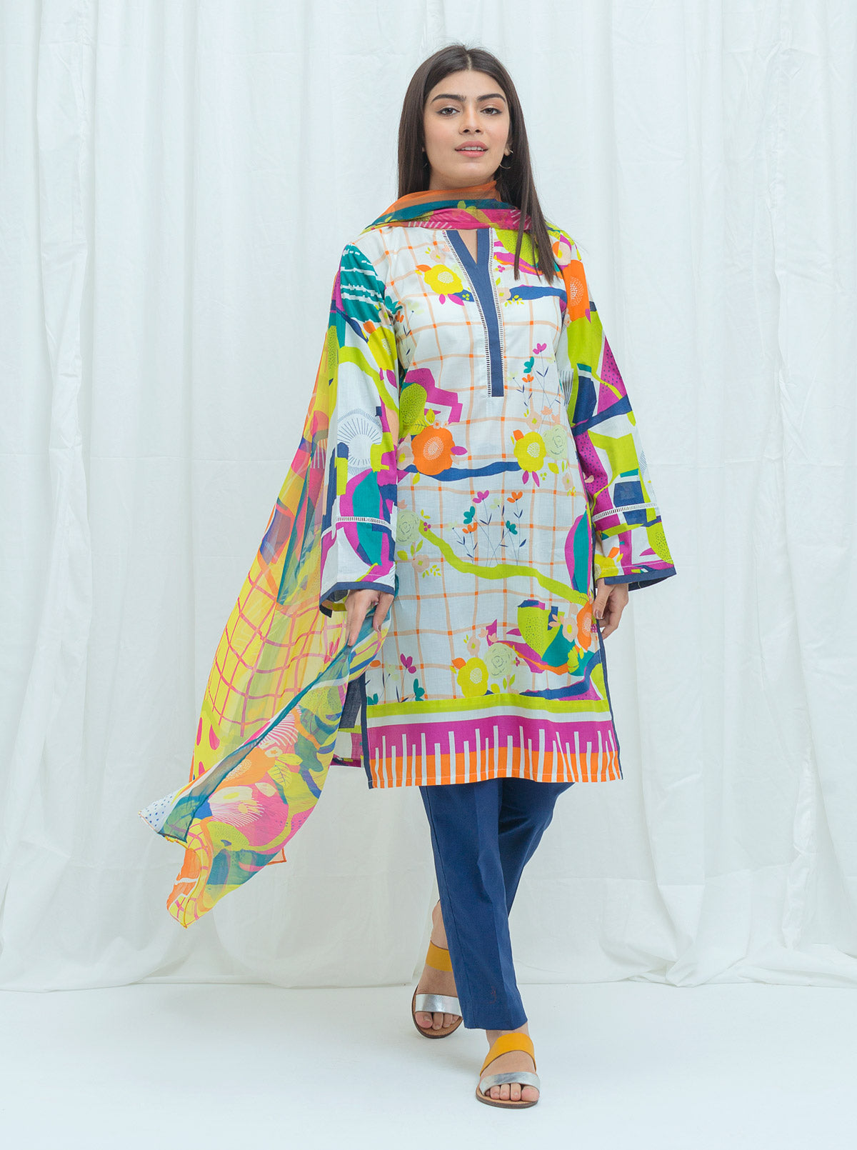 Beechtree - Blooming Paradise-Printed-2P (UNSTITCHED)