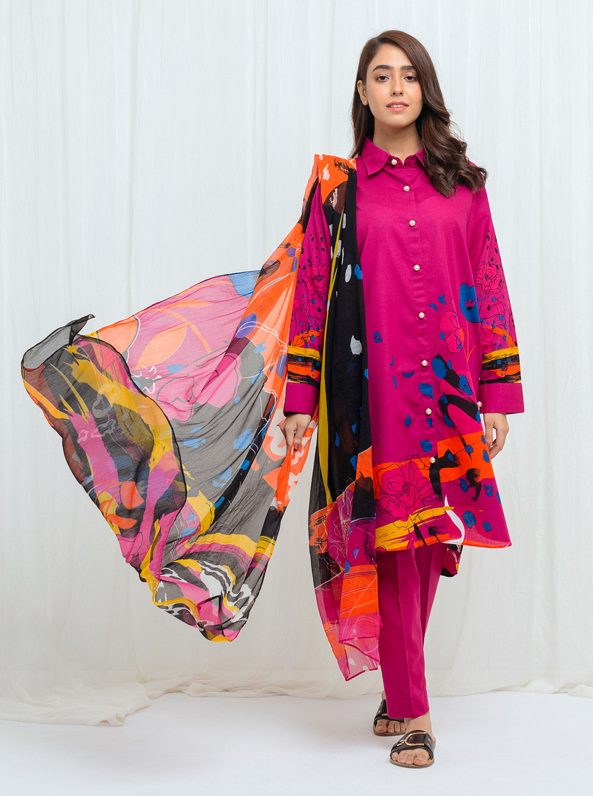 Beechtree - Fuchsia Glow -Printed-3P