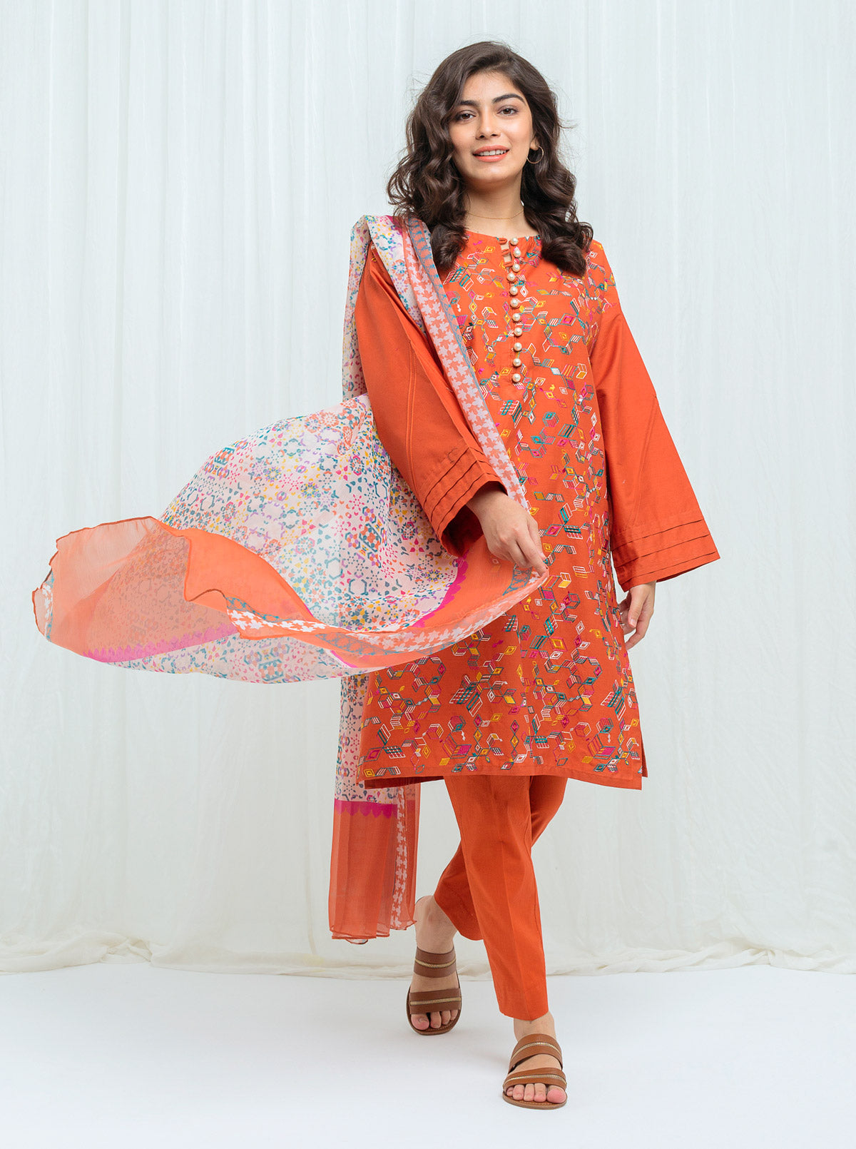 Beechtree - Autumn Maple -Embroidered-2P