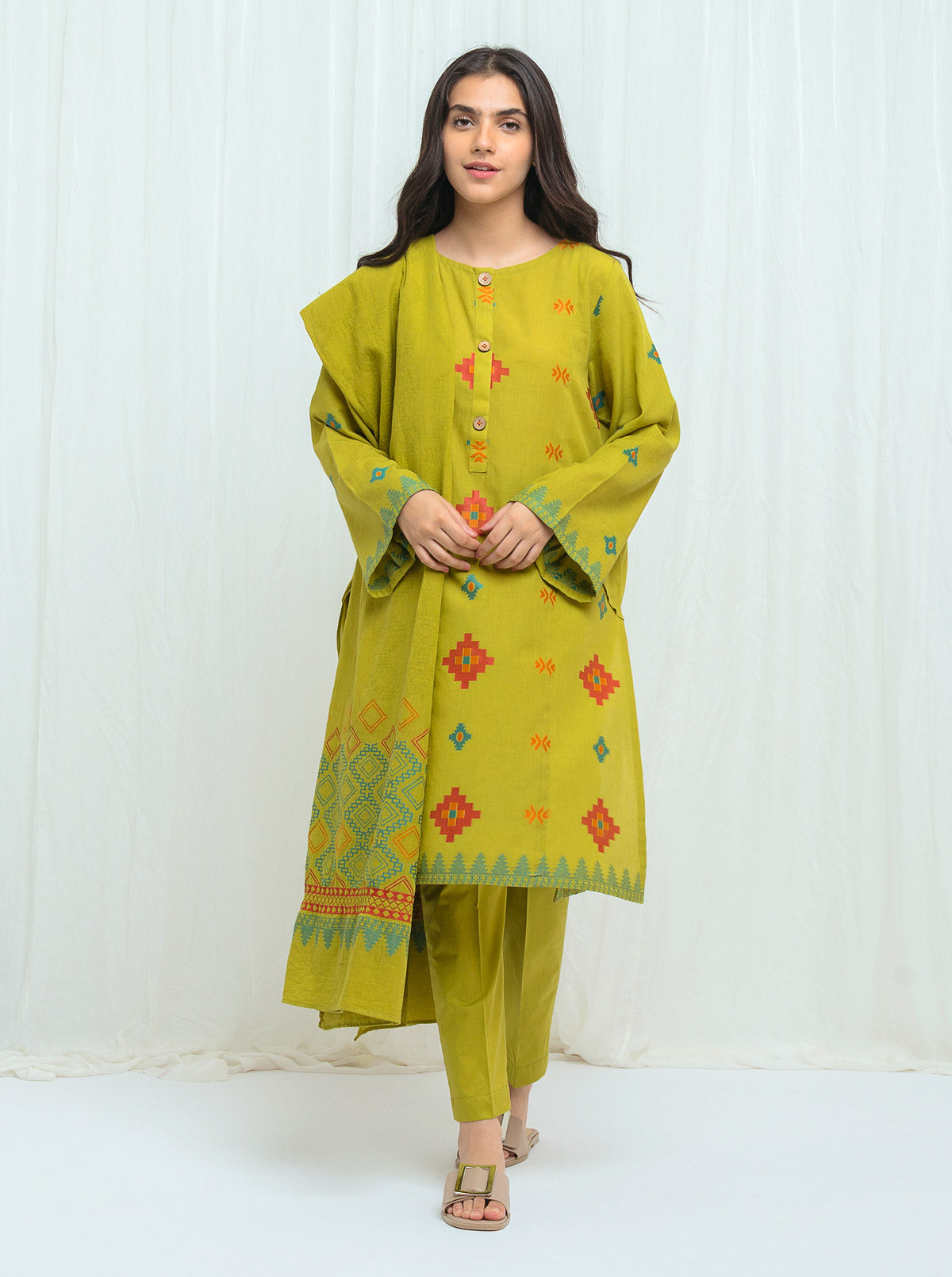 Beechtree - Celadon Glaze -Jacquard-2P