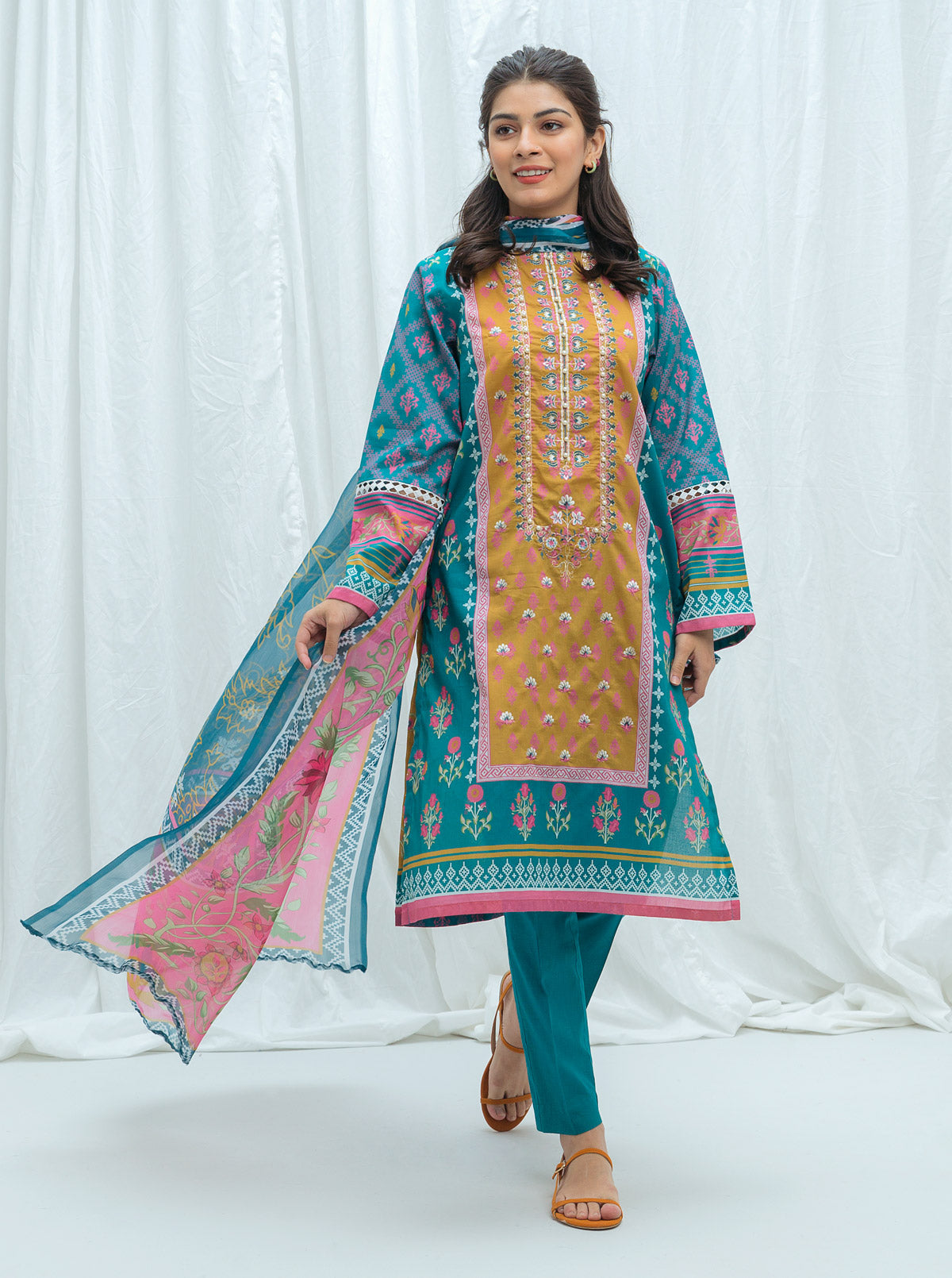 Beechtree - Midsummer Chic-Embroidered-2P (UNSTITCHED)