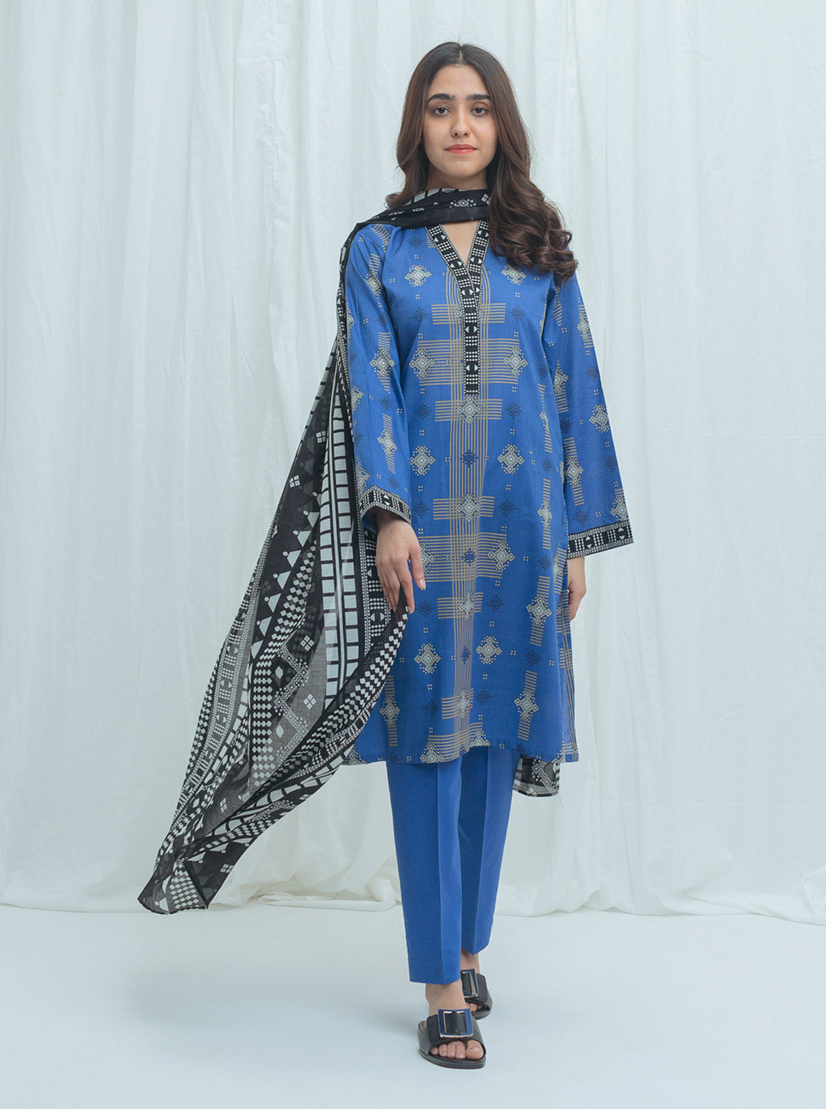 Beechtree - Dew Drop-Printed-2P (UNSTITCHED)