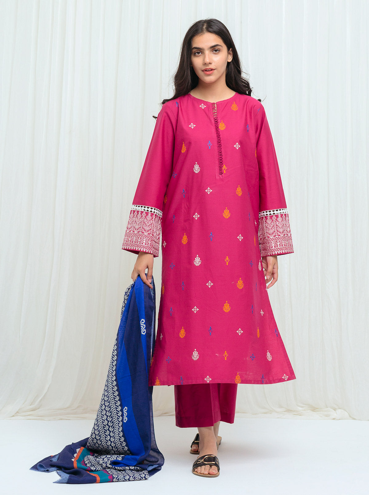 Beechtree - Sugar Berry With Printed Shawl - 3P