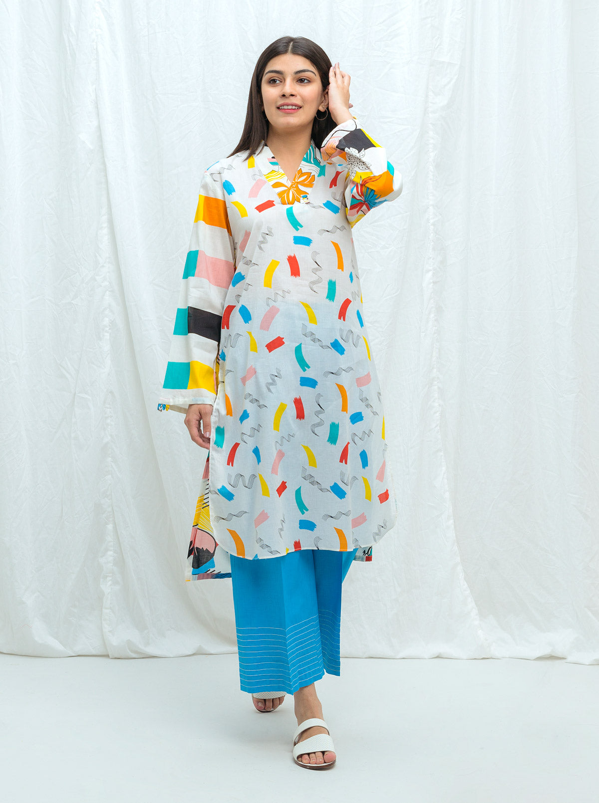 Beechtree - Spring Chic-Printed-2P (UNSTITCHED)