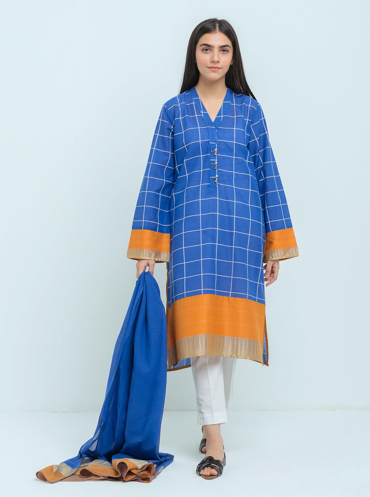 Beechtree - Printed Shirt With Dupatta