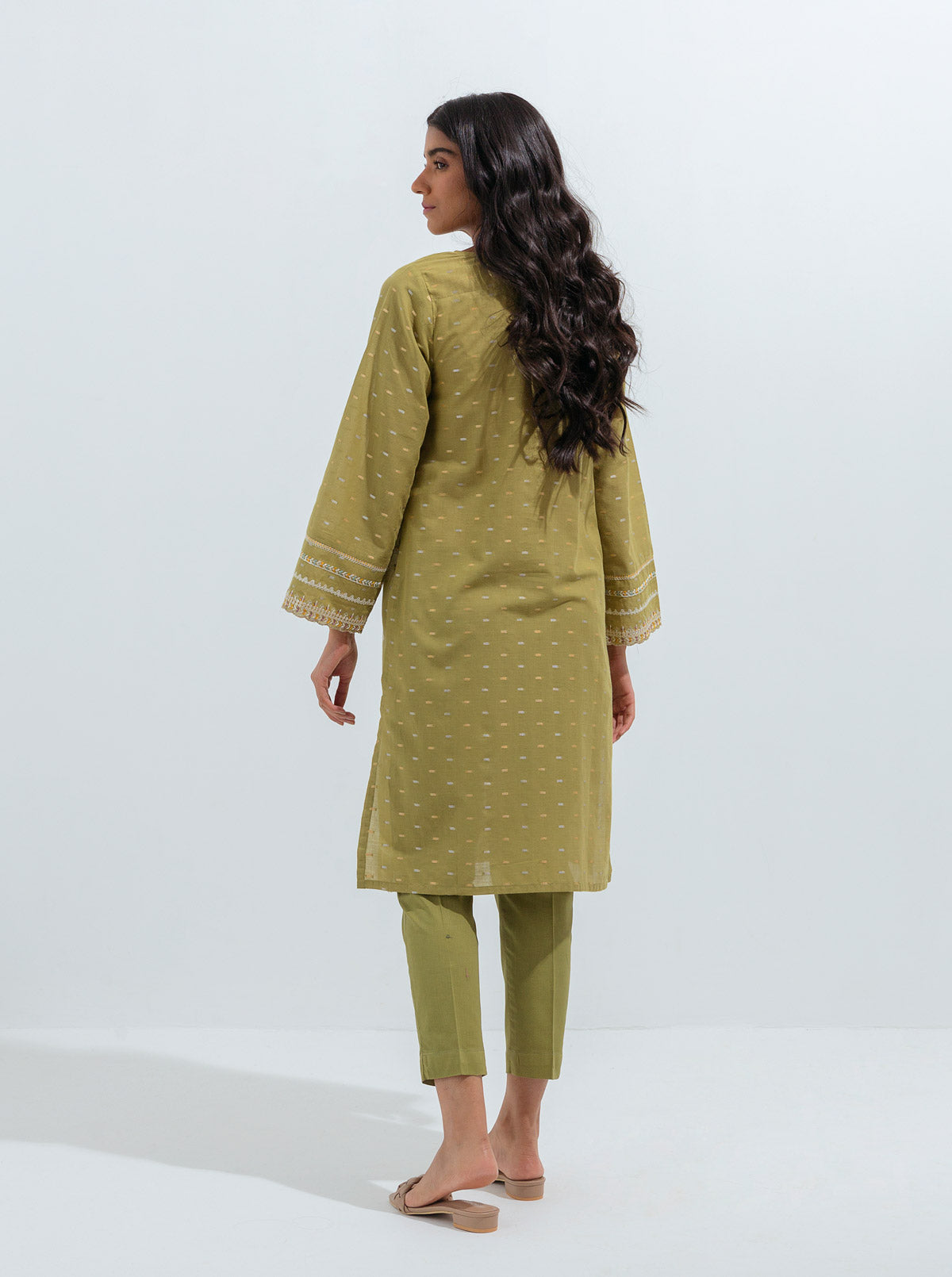 Beechtree - EMBROIDERED JACQUARD SHIRT (LUXURY PRET)