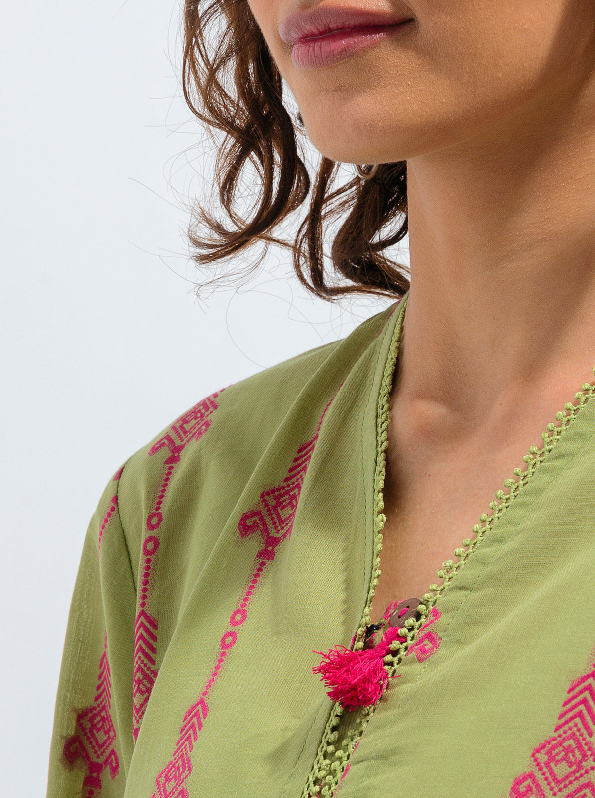 Beechtree - EMBROIDERED JACQUARD SHIRT (PRET)