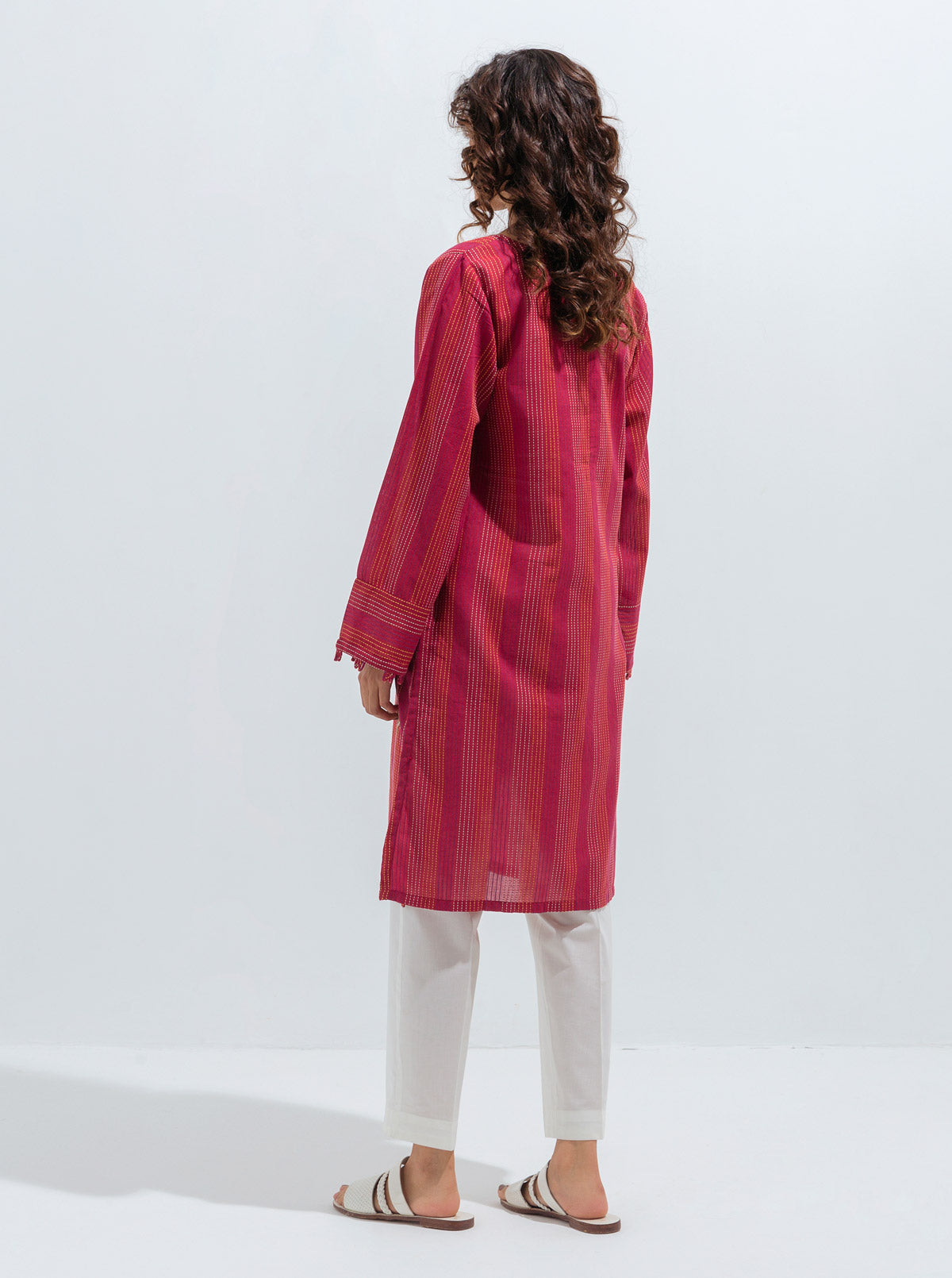 Beechtree - EMBROIDERED JACQUARD SHIRT (PRET)