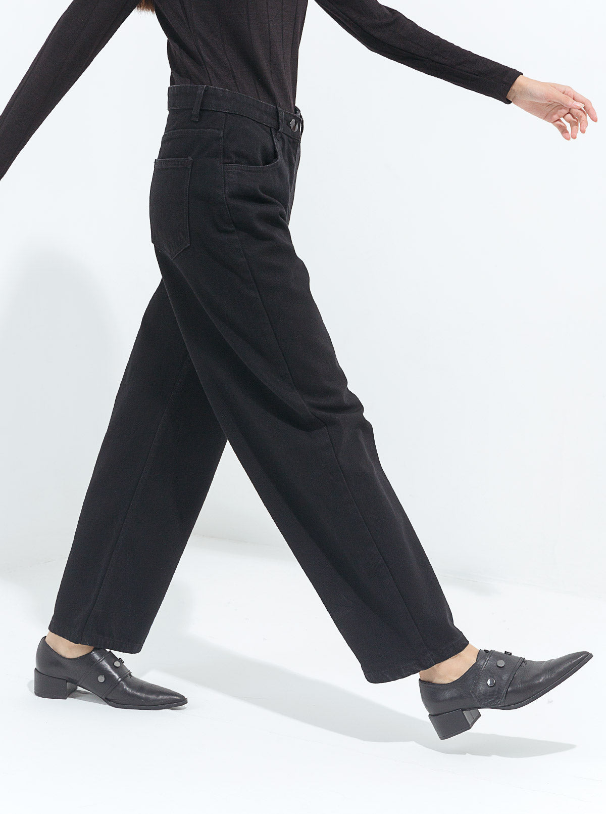 Beechtree - Black Wide Leg Jeans