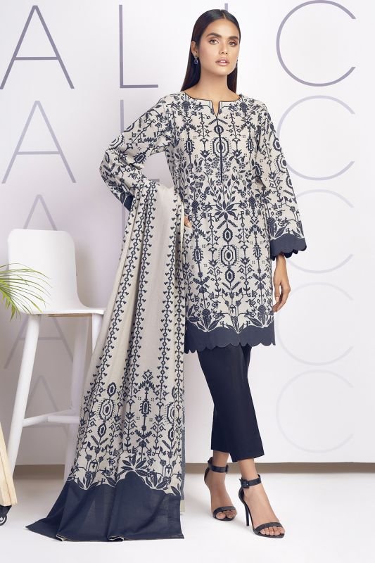 2 Pc Printed Viscose Suit