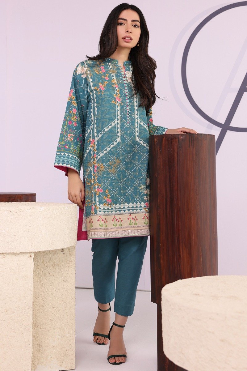 Alkaram - 2 Pc Printed Khaddar Suit