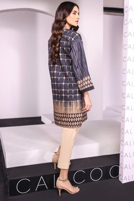 Printed Dobby Kurti