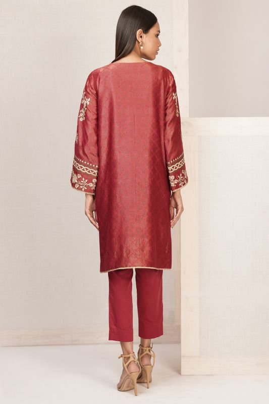 2 Pc Formal Self-Jacquard Suit