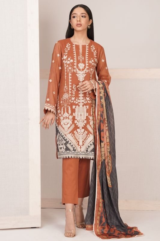 3 Pc Cotton Net Suit