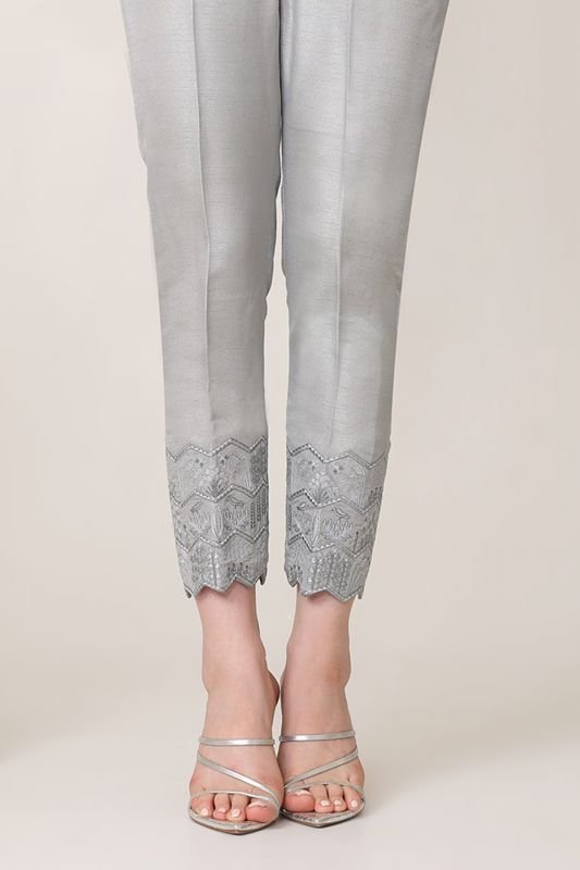 Formal Raw Silk Trouser