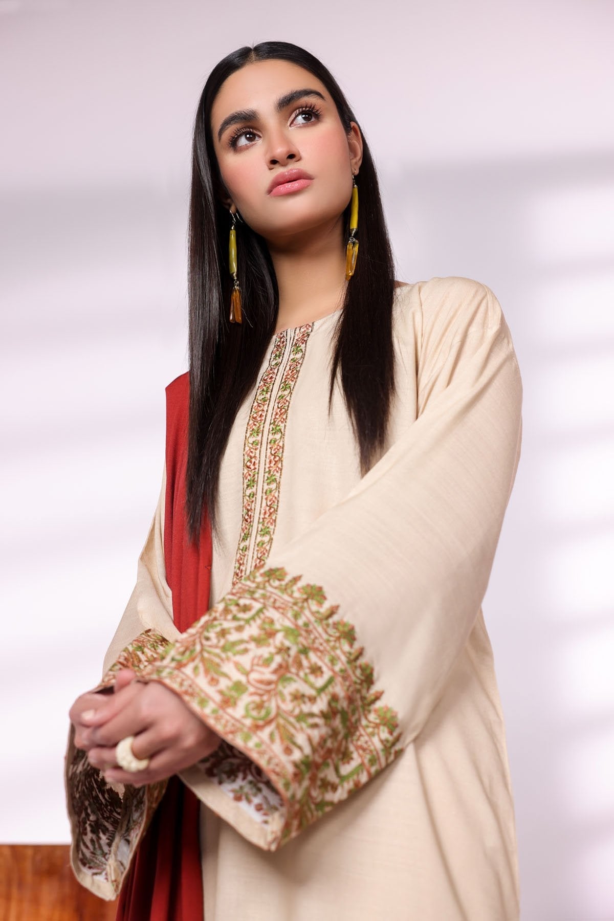 3 Pc Raw Silk Outfit