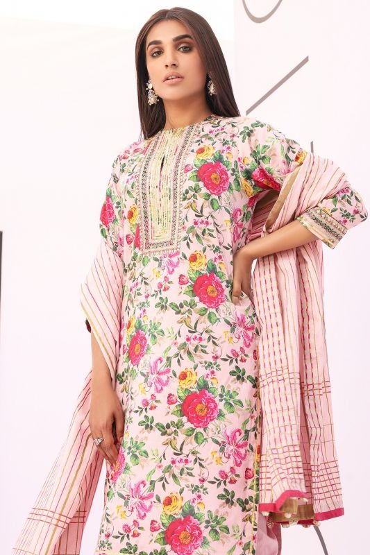 3 Pc Formal Cotton Satin Suit