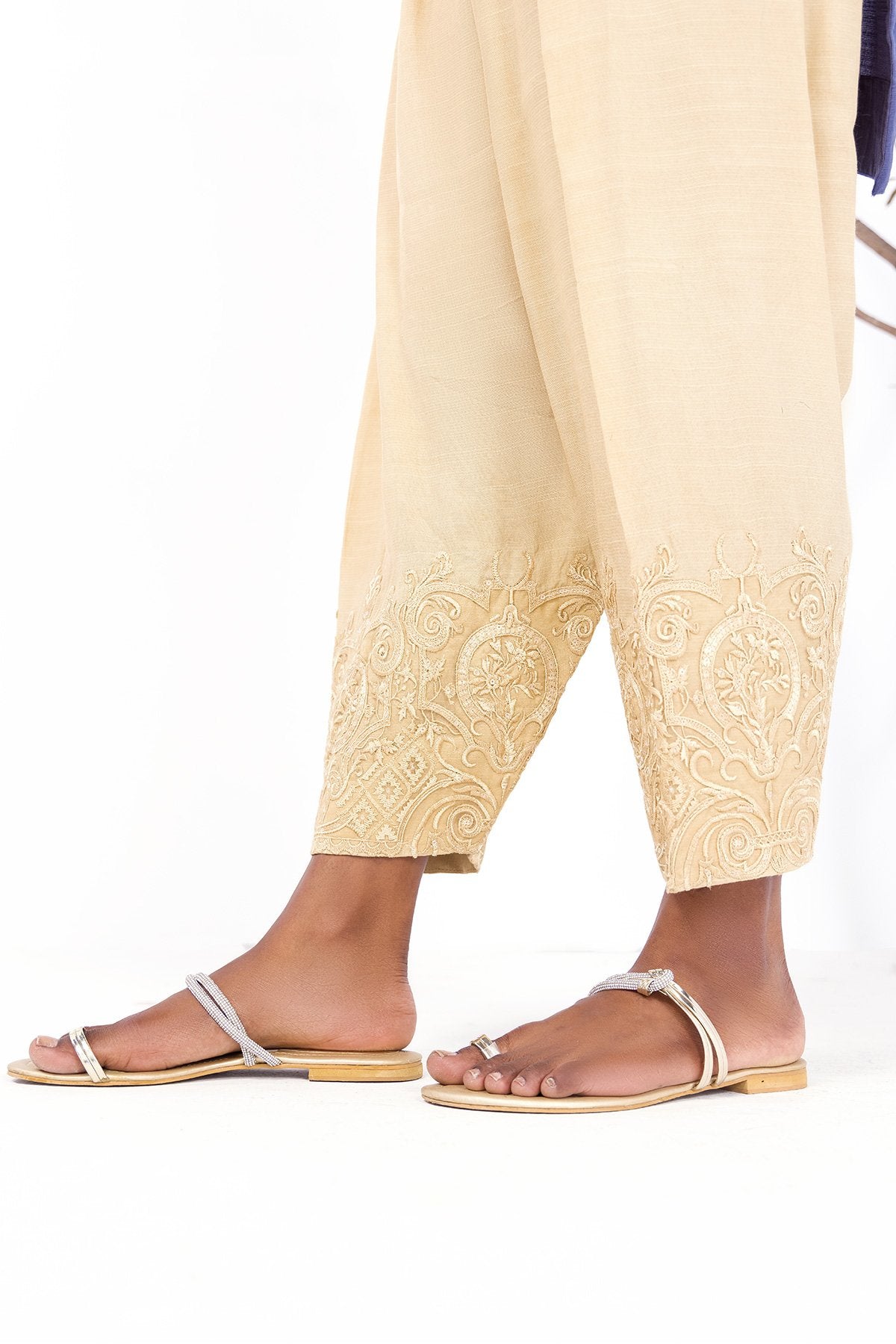 Raw Silk Trouser