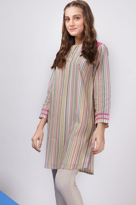 Printed Yarn Dyed Kurti