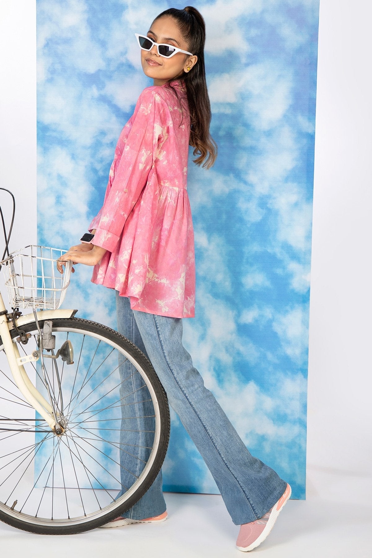 Printed Cambric Kurti